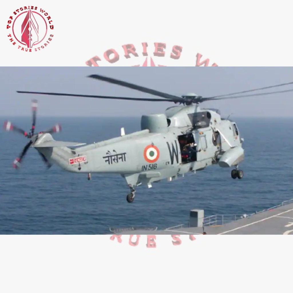 Indian navy helicopter