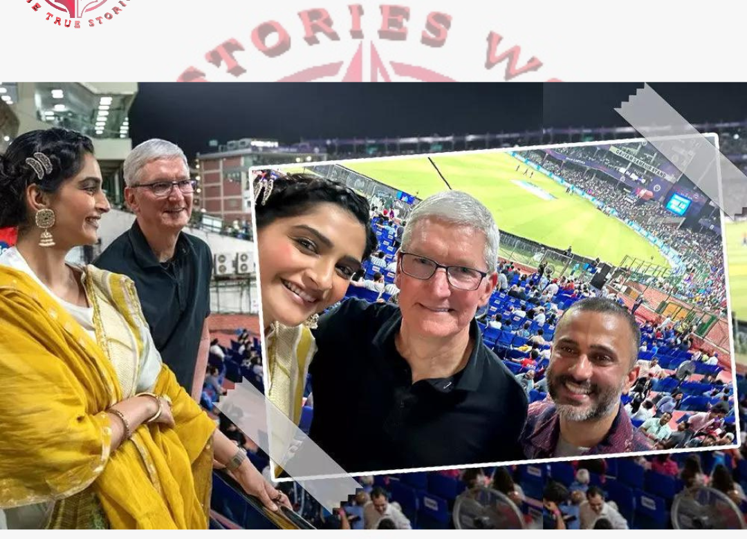 CEO Tim Cook watching IPL