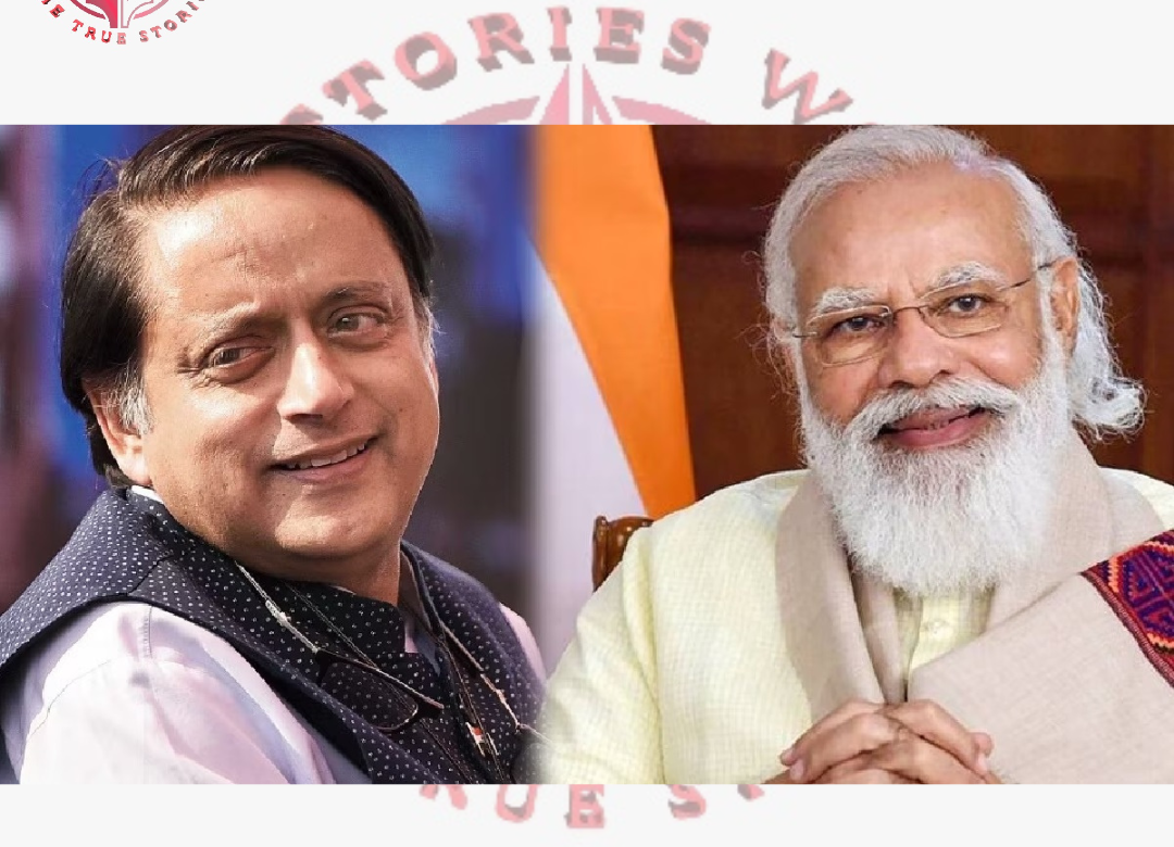 Modi and Shashi Thakur