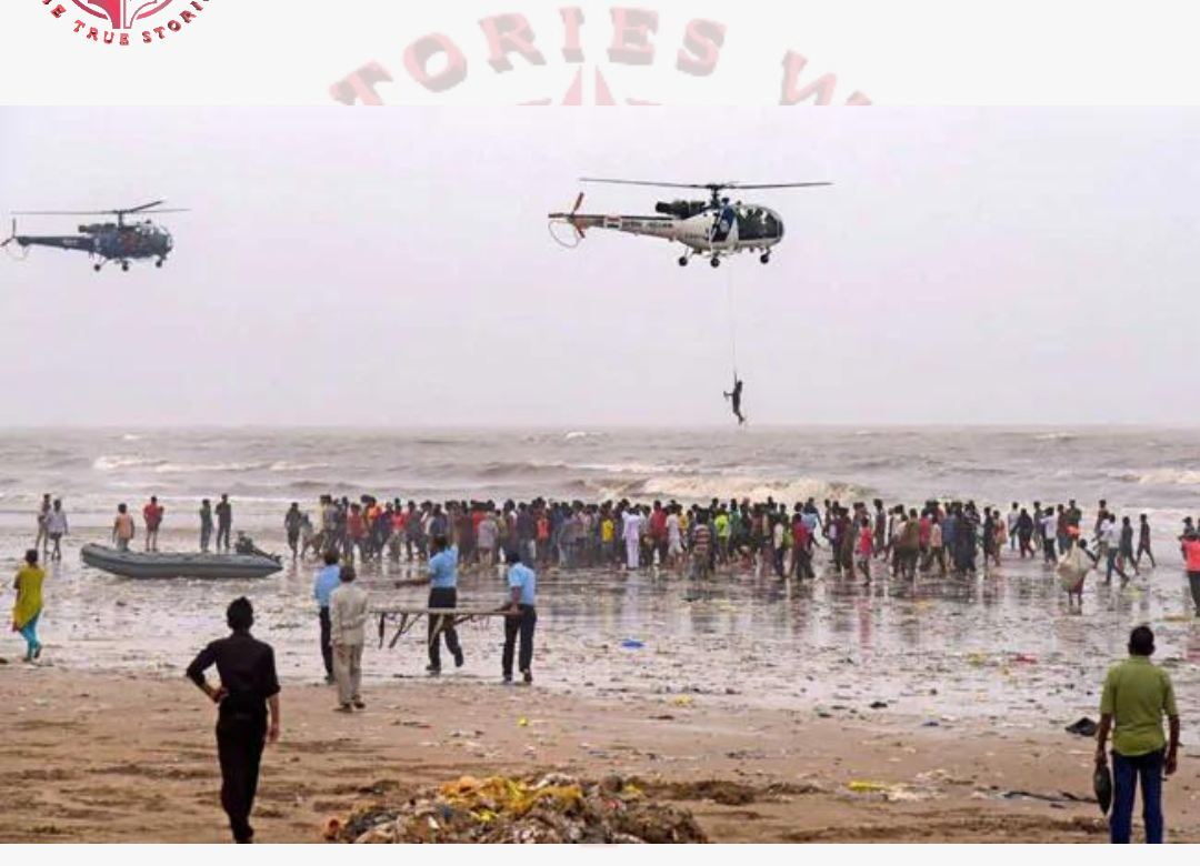 Amid threat of Cyclone Biparjoy, 4 people who went to bathe in Mumbai's Juhu beach drowned, 2 were rescued