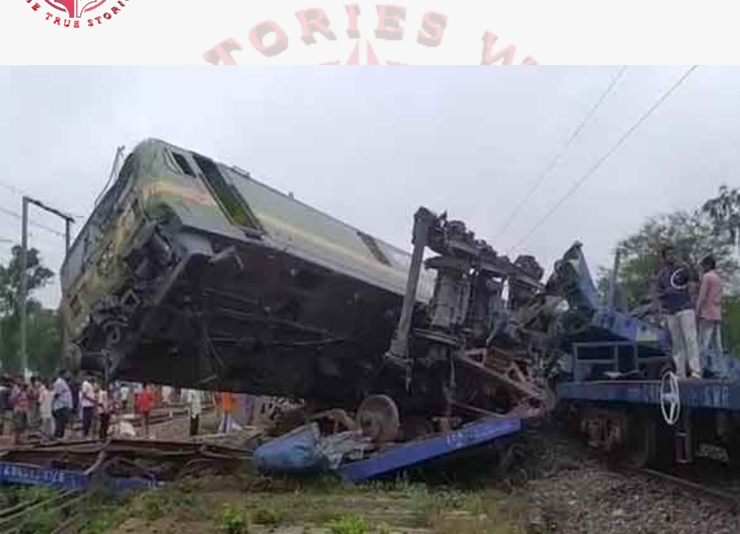 Train accident in Bengal, tremendous collision between two goods trains, 12 coaches derailed